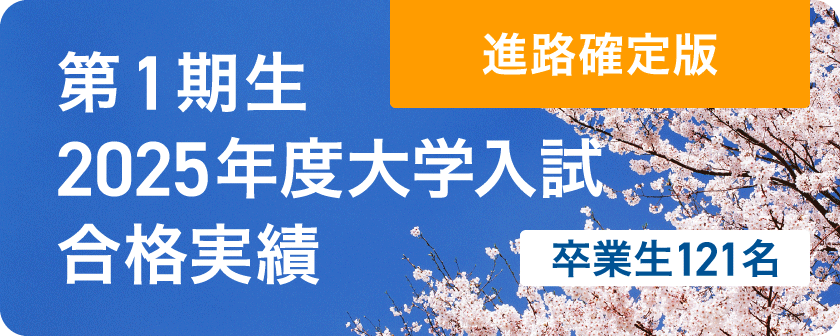 2025年度入試結果